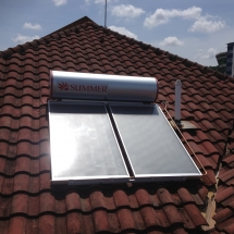 summer solar hot water system