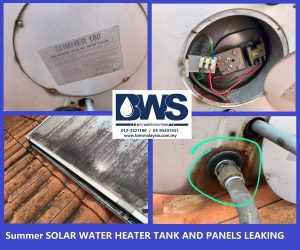Repair solar water heater in Selangor, Kuala Lumpur Malaysia